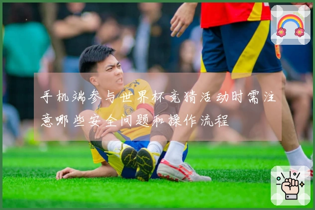 手机端参与世界杯竞猜活动时需注意哪些安全问题和操作流程