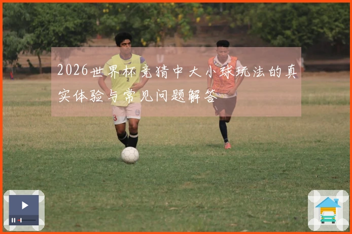 2026世界杯竞猜中大小球玩法的真实体验与常见问题解答
